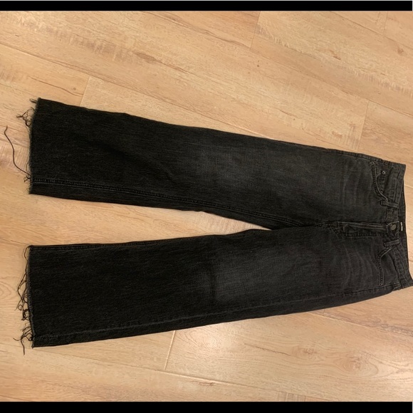 GRLFRND off black  loose fitting jean.  24 - Picture 1 of 16